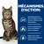 Mécanismes d’action : Favorise la dépense énergétique naturelle, stimule la combustion des graisses et contient un mélange spécial de fibres pour une sensation de satiété chez les chats.