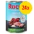 Rocco Junior dåse 400 g, Poultry with venison & rice, supports healthy growth, calcium, 24x. Synligt kød og ris foran på emballagen. Rocco Junior dåse 400 g, Poultry with venison & rice, supports healthy growth, calcium, 24x. Synligt kød og ris foran på emballagen.