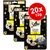 Sheba Creamy Snacks mit Huhn au Poulet, 20 x 12g, ohne Zuckerzusatz, three packs with cat image and feeding by hand symbol visible Sheba Creamy Snacks mit Huhn au Poulet, 20 x 12g, ohne Zuckerzusatz, three packs with cat image and feeding by hand symbol visible