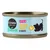 Cosma Nature Kitten Chicken Breast in Broth. Храна за котенца, пилешки гърди в бульон, консерва със син дизайн и черна котешка сянка.