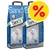 Två förpackningar Sanicat Professional Pet Love klumpande kattsand 10L, blå och vit design, stor gul rabatt-symbol med röd procenttecken uppe till höger. Två förpackningar Sanicat Professional Pet Love klumpande kattsand 10L, blå och vit design, stor gul rabatt-symbol med röd procenttecken uppe till höger.