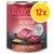 Rocco Senior Lamb & millet, confezione da 12x800g. Testo visibile: Supporting Power & Vitality. Immagine di carne e miglio sulla confezione.