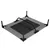 Grey-black frame made of metal and fabric, rectangular shape with four legs and central support bar. Suitable for assembly or accessory use.