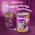 Whiskas Katzenfutter mit Huhn in Gelee, neues Verpackungsdesign. Text: Neuer Look, derselbe großartige Geschmack! 100% recycelbare Verpackung.