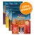Packs de friandises pour chien Rocco Chings, sachets refermables, texte visible : Offre d’essai !, 100% chicken breast strips, Originals, 250 g, image de chien sur l’emballage.