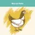 Texto 'Rico en Pollo' sobre ilustración de una gallina. Indica que el producto contiene pollo como ingrediente destacado.