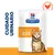 Hill's Prescription Diet c/d para gatos, cuidado urinario, sobre con imagen de gato y símbolo de pollo. Texto visible: CUIDADO URINARIO. Hill's Prescription Diet c/d para gatos, cuidado urinario, sobre con imagen de gato y símbolo de pollo. Texto visible: CUIDADO URINARIO.