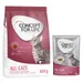 Concept for Life Kombi-Paket: 400 g Trockennahrung + 12 x 85 g Nassnahrung in Soße - All Cats Mixpaket