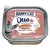 Happy Cat Duo Häppchen auf Paté, Geflügel & Rind, Adult, 100 g. + Vitamine + Kräuter. Strato di paté con bocconcini Pollame & Manzo + Vitamine + Erbe. Kattebillede på emballagen.