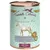 Terra Canis dåse med teksten 'Hausmannskost für Hunde', 'GETREIDEFREI', 'Pferd mit Steckrübe, Fenchel & Salbei', '100 % Natur', 'Horse with swede, fennel & sage'. Billede af hest. Terra Canis dåse med teksten 'Hausmannskost für Hunde', 'GETREIDEFREI', 'Pferd mit Steckrübe, Fenchel & Salbei', '100 % Natur', 'Horse with swede, fennel & sage'. Billede af hest.