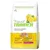 Natural Trainer con pollo fresco -koiranruokapakkaus. Tekstit: Yucca schidigera, estratti di lievito, small & toy, puppy & junior (2–8 kk/month), made in Italy.
