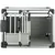 Trixie Transportbox Aluminium doppelt - Größe M-L: B 93 x T 88 x H 64 cm