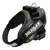 Pettorina per cani Julius-K9 IDC Power con motivo mimetico, fibbia in plastica nera, anello in metallo e scritta visibile 'JULIUS-K9 IDC POWER' sul lato.