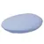 Round blue cushion with white dots. Suitable as accessory for pets or decoration.