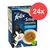 Purina Felix Soup Original, 24x Packung mit Kabeljau, Thunfisch und Scholle. Ohne Farbstoffe und ohne Konservierungsstoffe. 6x48g Portionsbeutel. Purina Felix Soup Original, 24x Packung mit Kabeljau, Thunfisch und Scholle. Ohne Farbstoffe und ohne Konservierungsstoffe. 6x48g Portionsbeutel.