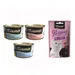 12 x 85 g Miamor Paté + Miamor Kissies med anka, 50 g på köpet! - Multibox fisk (3 sorter)