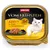 Adult food with turkey in tomato sauce, grain-free, shown in a tray with product image and serving suggestion. Adult food with turkey in tomato sauce, grain-free, shown in a tray with product image and serving suggestion.