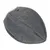 Grey felt product with white lining and round label print 'Cosma'.