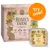 Rosie's Farm 4 varieties adult cat food, visible flavours: Chicken, Turkey & Duck, Salmon, Chicken & Shrimp, Lamb & Chicken. Pack and tray shown. Orange badge reads 'Try now!'.