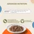 Comida húmeda en plato. Componentes analíticos: proteína 9,2 %, grasa 4,8 %, ceniza bruta 1,7 %, fibra bruta 0,4 %, calcio 0,3 %, humedad 79 %. Sin azúcar añadido ni colorantes.