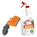 FURminator deShedding Tool + 709 ml Nature's Miracle Set-In Flecken- und Geruchsentferner gratis! - M Kurzhaar - Kammbreite 6,1 cm