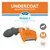 FURminator Undercoat deShedding Tool, tamaño M para perros de 9–23 kg y pelo corto. Uso semanal recomendado. Texto visible: FURjector, WEEKLY, SHORT HAIR.