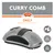 Curry Comb Groom. Redar ut och tar bort lösa täckhår. Passar alla storlekar och hårtyper hos djur. För daglig vård.