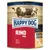 Lata de comida para perros Happy Dog Rind Pur, Supreme Sensible, 100 % tierisches Protein, Made in Germany. Texto visible: Beef, Boeuf, Manzo.
