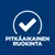 PITKÄAIKAINEN RUOKINTA -teksti ja valkoinen valintamerkki sinisellä taustalla
