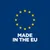 MADE IN THE EU (angol nyelvű felirat)