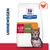Hill's Prescription Diet c/d stress multicare weight kattenvoer, afbeelding van kat, tekst: URINEWEGEN, oranje kip-icoon rechtsboven op de verpakking. Hill's Prescription Diet c/d stress multicare weight kattenvoer, afbeelding van kat, tekst: URINEWEGEN, oranje kip-icoon rechtsboven op de verpakking.