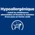 Hypoallergénique – réduit les intolérances alimentaires et favorise le maintien d’une peau en bonne santé. Illustration chien avec symbole médical.
