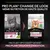 Changement de packaging : Purina Pro Plan Delicate Adult Optidigest devient Pro Plan Delicate Digestion Adult 1+ pour chats, même nutrition de haute qualité. Texte en anglais et français.
