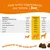 Ingredient and dosage table for soft chews: glucosamine, green lipped mussel, eggshell membrane, chondroitin, vitamin C, E. Dosage by weight: 1, 2 or 3 chews. For all ages, breeds, sizes.