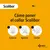 Instrucciones de uso del collar Scalibor: 1. Colocar el collar, 2. Ajustar el tamaño, 3. Recortar el exceso a 5 cm. Logo de MSD Animal Health visible.