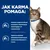 Jak karma pomaga: Zwiększa rozpuszczalność kryształów struwitowych, wspomagając ich rozpuszczanie. Ogranicza stężenie składników budulcowych kamieni struwitowych w moczu.
