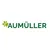 Aumüller. Brand with green paw logo for pet products.