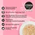 COSMA pure love asia. Texte en allemand : aliment humide pour chat, viande ou poisson frais, sans conservateurs artificiels, multi-protéines, avec riz, alimentation adaptée.