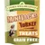 MiniJacks turkey hypo-allergenic treats, grain free. Naturally healthy. Image shows two dogs beside the product name.