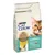 Purina Cat Chow Hairball, 50 % animal proteins, riche en poulet, with natural prebiotic, sans colorants, arômes ni conservateurs artificiels. Texte partiellement en anglais.