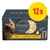 encore Chicken Selection, 12 x 70 g dåser. 5 x chicken breast, 4 x chicken breast with cheese, 3 x chicken breast with ham. 100% natural ingredients. Kat og dåser synlige på pakken.