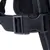 Close-up of a black plastic click fastener on a durable nylon strap.