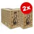 Lot de 2 boîtes GranataPet DeliCATessen pour chat, illustration de deux chats sur l’emballage, texte visible : 3 x 3 kg, pictogrammes et informations en plusieurs langues. Lot de 2 boîtes GranataPet DeliCATessen pour chat, illustration de deux chats sur l’emballage, texte visible : 3 x 3 kg, pictogrammes et informations en plusieurs langues.