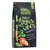 Sac Greenwoods Veggie pour chien adulte, texte visible : Good Veggies, good vibes with potatoes, 100% vegetarian, grain-free recipe, complete pet food, 12 kg. Images de légumes.