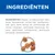 INGREDIËNTEN: Kippen- en kalkoenmeel, maïs, tarwe, brouwersrijst, bruine rijst, eiwithydrolysaat, gerst, haver, dierlijk vet, plantaardige olie, visolie, mineralen, bietenpulp, lijnzaad, tomatenpulp, citruspulp, spinaziepoeder.