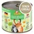 GranataPet DeliCATessen Paté Junior Geflügel, senza cereali, prodotto in Germania, con semi di melagrana e olio di salmone. Testo visibile: SENZA CEREALI.