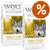 2 sacchi Wolf of Wilderness Sunny Glade 12 kg, ricetta 100% grain-free. Offerta con simbolo percentuale visibile.