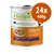 Natural Trainer Sensitive No Gluten con trota e cereali integrali, formula monoproteica animale, adult medium & maxi >11 kg, 24x400g, con estratto di ananas, aiuta la digestione.