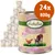 Lukullus Junior 24 x 800 g - Mix 1: 12 x Cuori di Tacchino & Agnello, 12 x Pollo & Vitello 