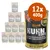Belcando Huhn & Ente, confezione da 12 lattine da 400 g. Testo visibile: 'Huhn & Ente mit Hirse und Karotten', 'Super Premium Quality Made in Germany', '+ Chiasaat'.